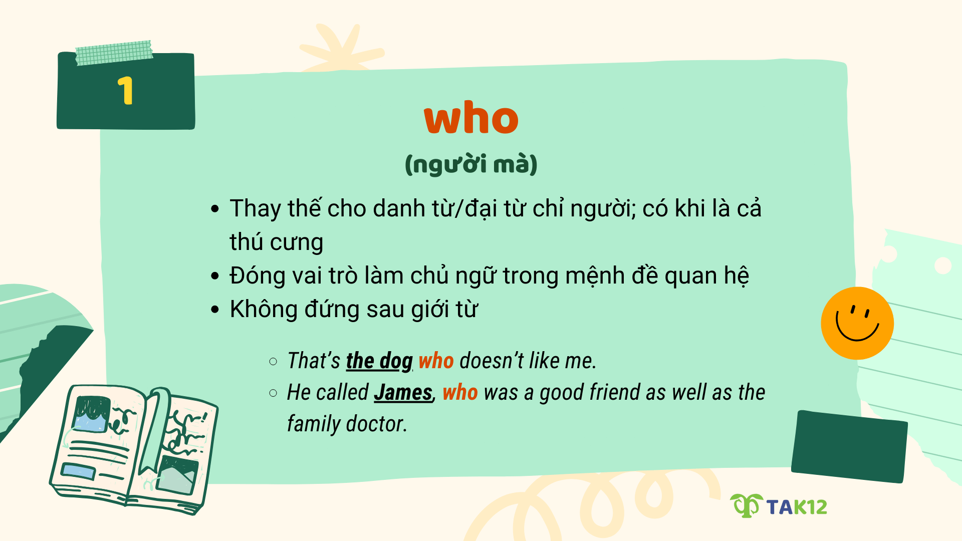 Đại từ quan hệ Who