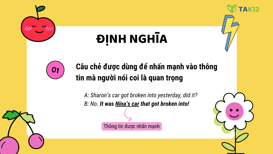 Định nghĩa câu chẻ