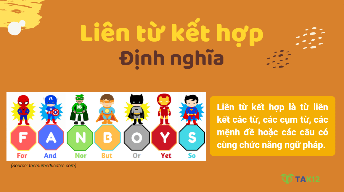 Định nghĩa liên từ kết hợp