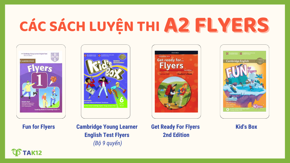 Tổng hợp các sách luyện thi Cambridge Flyers