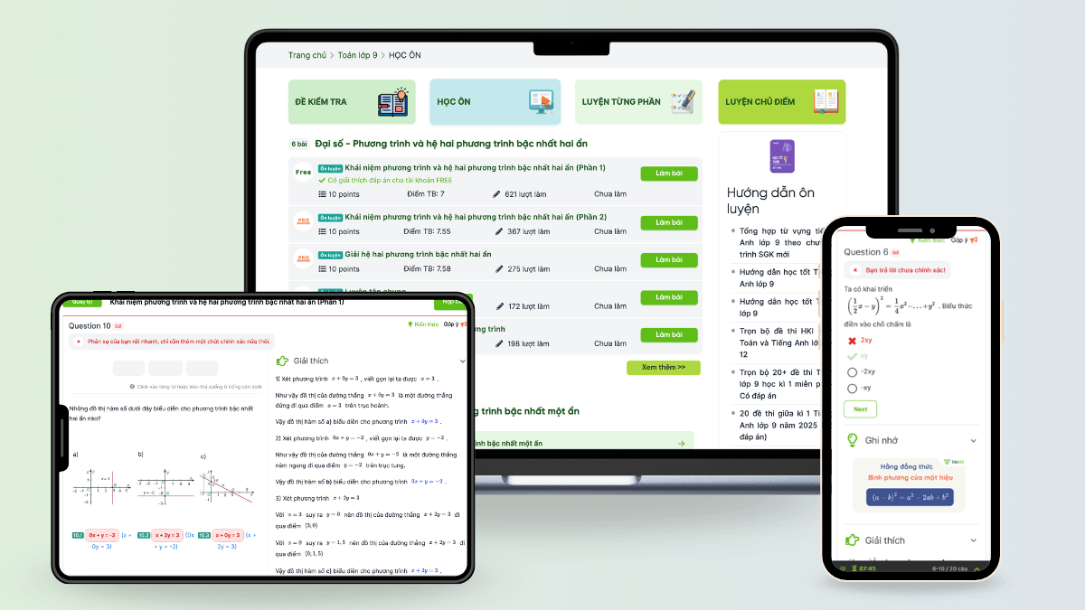 Toán Kết nối tri thức lớp 9