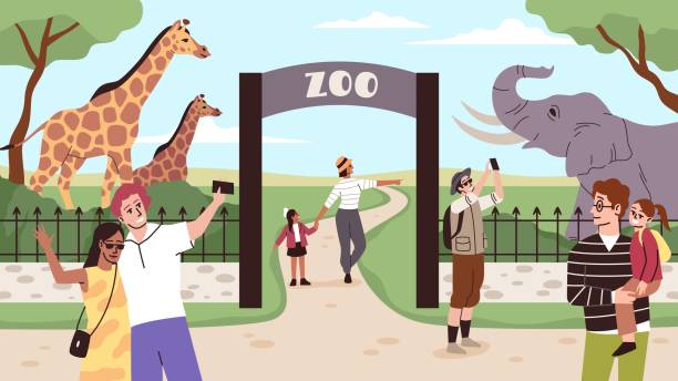 930+ Family At Zoo Stock Illustrations, Royalty-Free Vector Graphics & Clip  Art - iStock