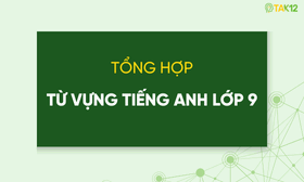Từ vựng TA lớp 9