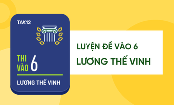 Luyện đề 3 môn vào 6 Lương Thế Vinh