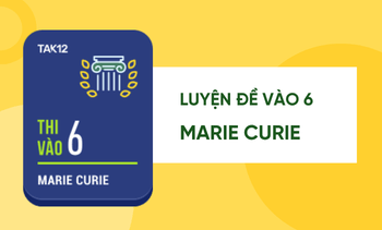 Luyện đề 3 môn vào 6 Marie Curie