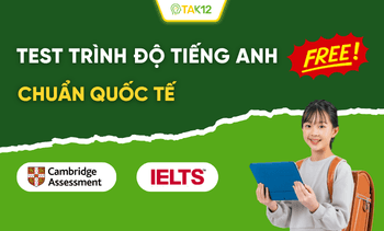 Test trình độ Tiếng Anh miễn phí theo chuẩn Quốc tế
