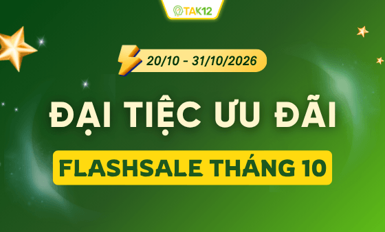 ĐẠI TIỆC ƯU ĐÃI THÁNG 10: Giảm 15% toàn bộ gói + Tặng 1 năm azVocab 490K + Bộ quà tặng cho Combo Vào 6!