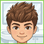 A boy's face
