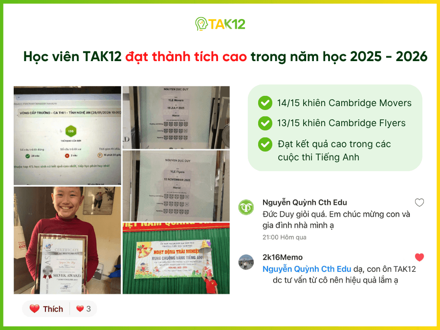 Phản hồi TAK12