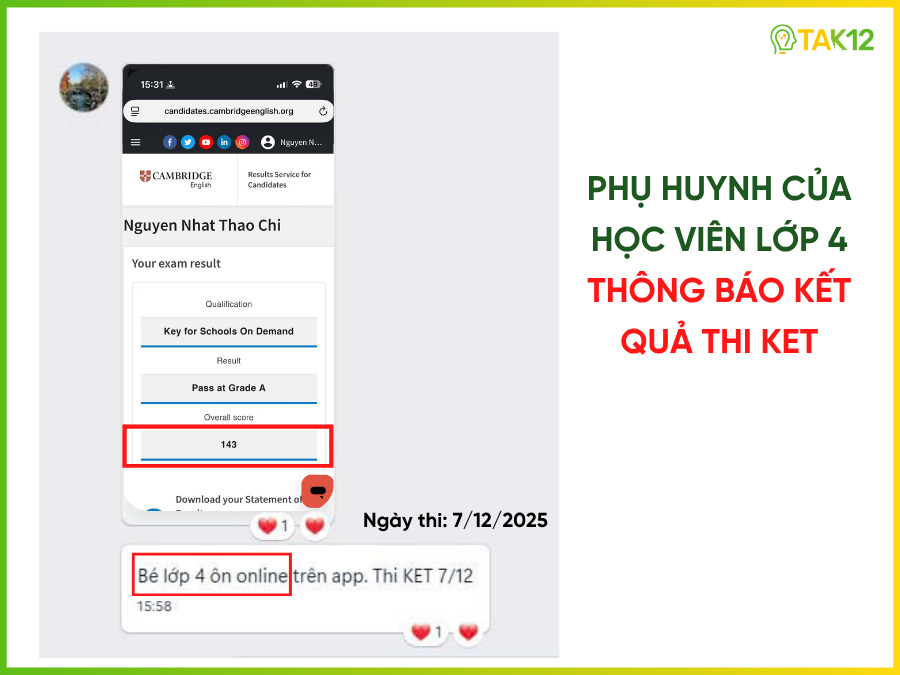 Phản hồi &ocirc;n thi đại học