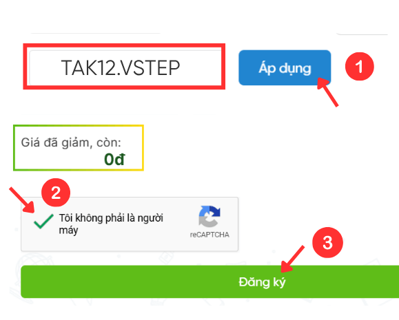 Bước 3: Nhập m&atilde; v&agrave; ho&agrave;n tất