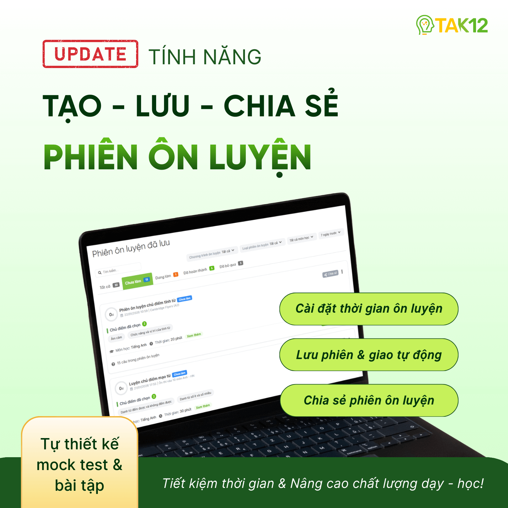 Tạo phi&ecirc;n &ocirc;n luyện