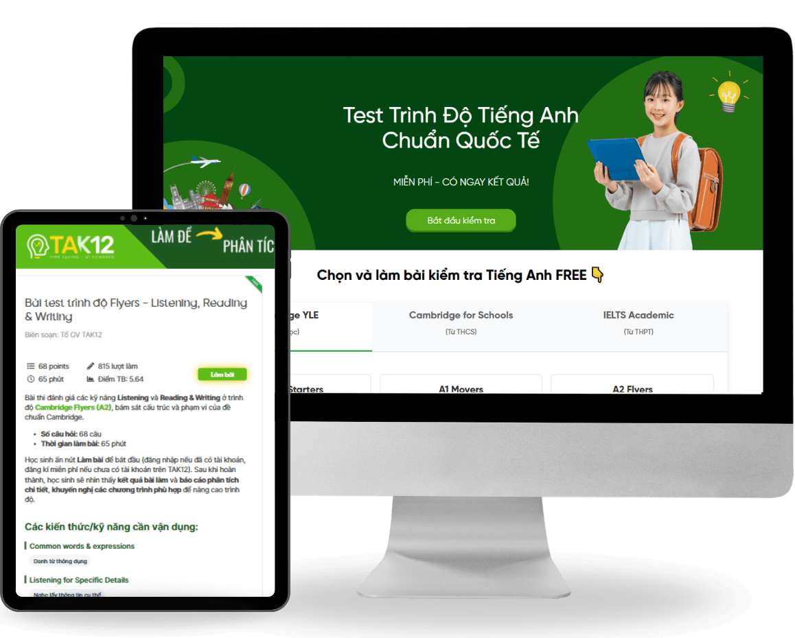 TAK12 - Ôn thi vào lớp 10