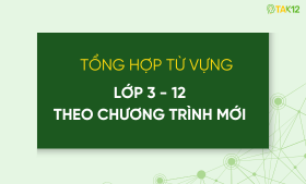 Tổng hợp từ vựng tiếng Anh lớp 3-12 theo chương tr&igrave;nh mới (Đầy đủ nhất)
