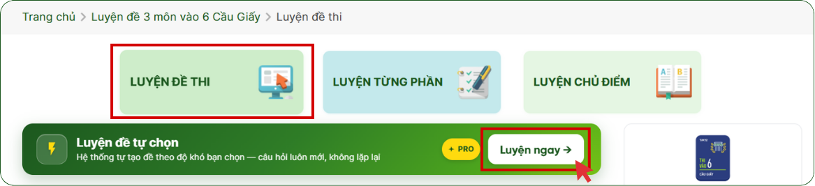 Cách 1 tạo đề