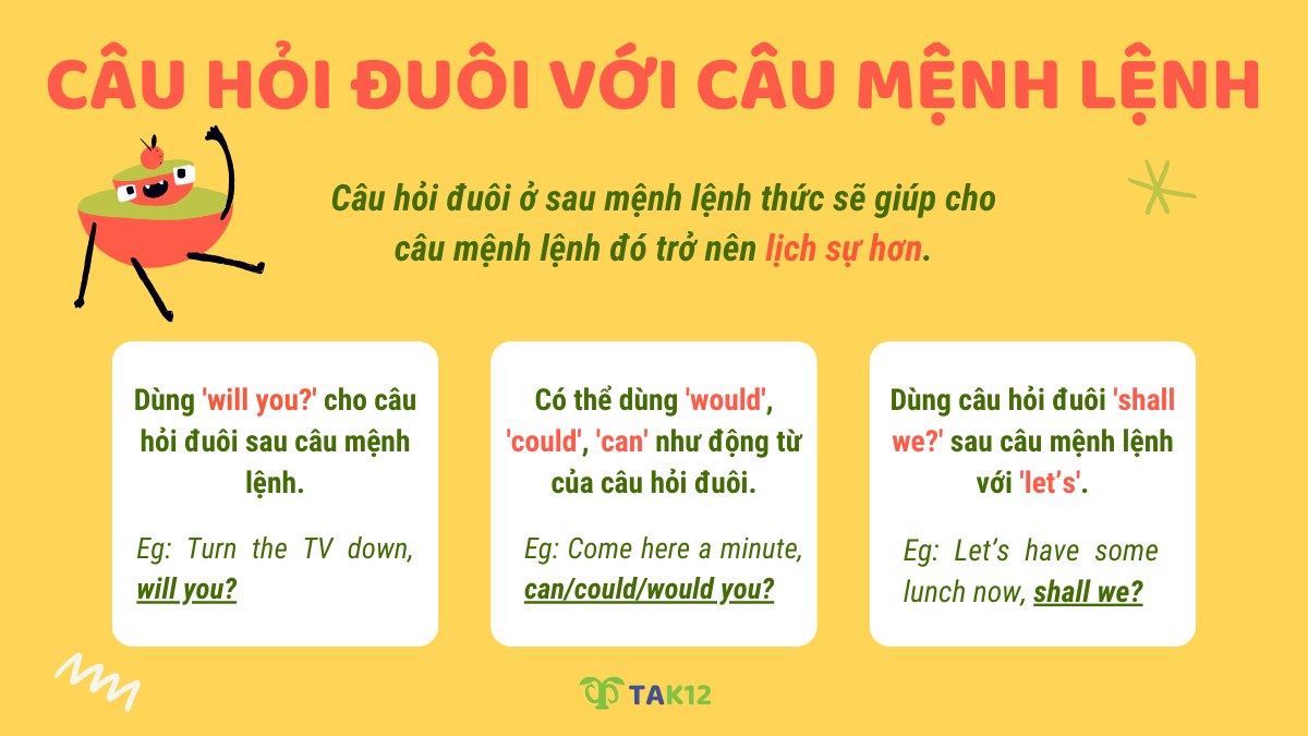 Câu hỏi đuôi câu mệnh lệnh