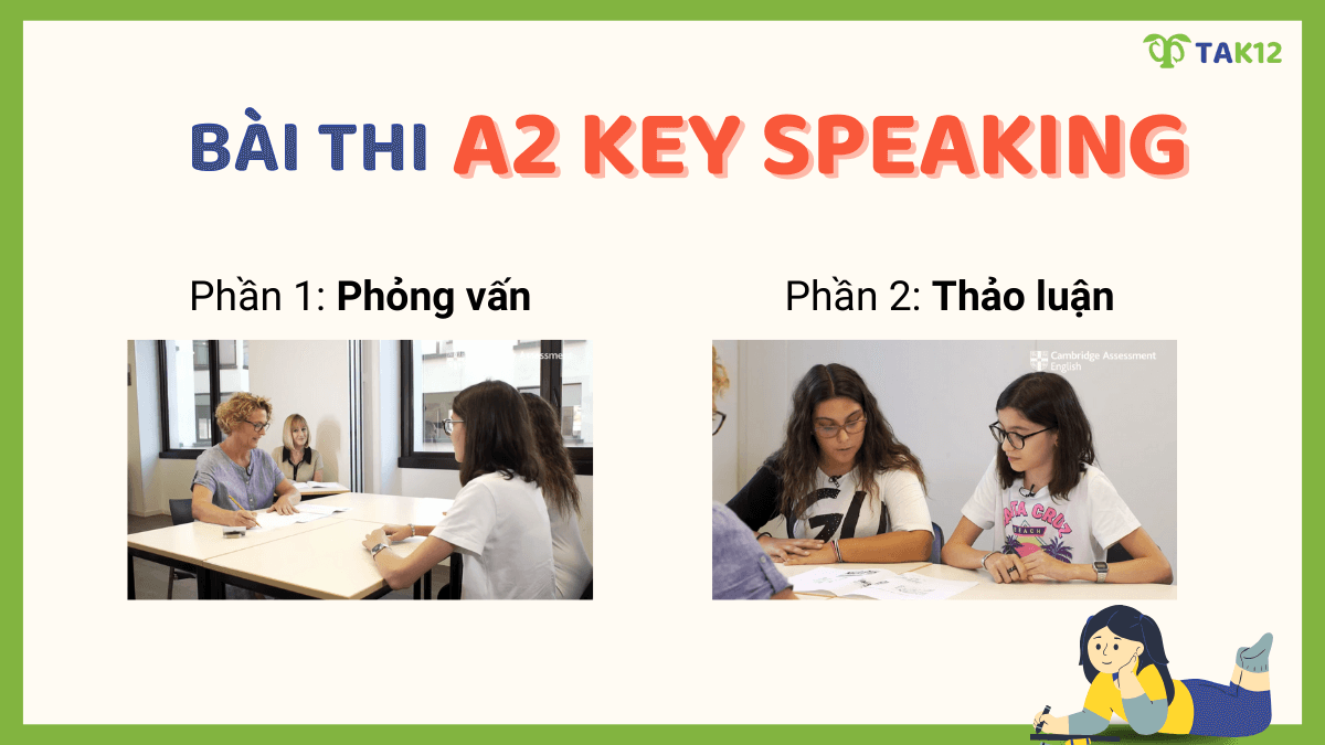 Hướng dẫn cách làm bài thi A2 Key Speaking