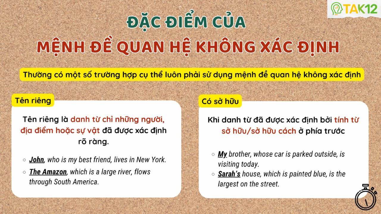 Cách dùng mệnh đề quan hệ có dấu phẩy