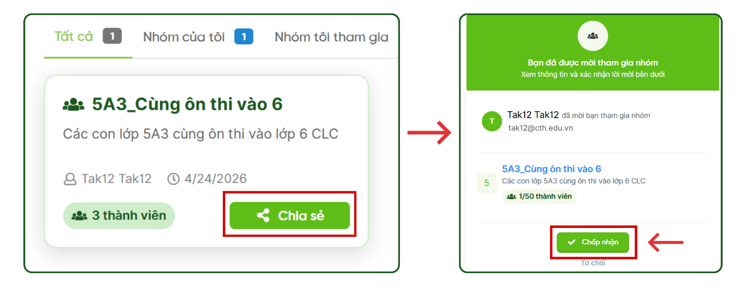 Mời tham gia nhóm