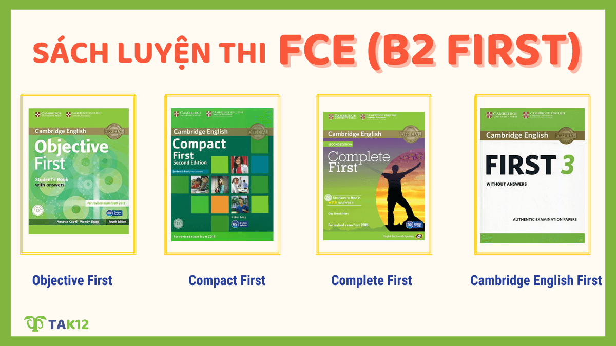 Các sách luyện thi FCE (B2 First)