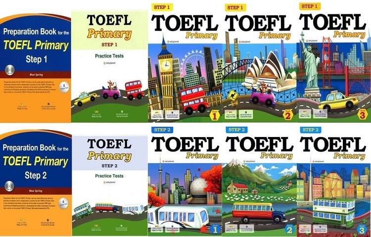 10 cuốn sách toefl primary