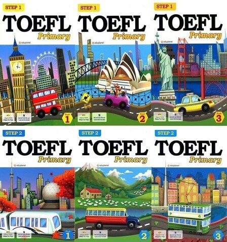 Bộ sách Toefl Primary Step 1 và Toefl Primary Step 2