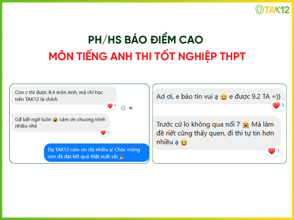 Phản hồi ôn thi đại học