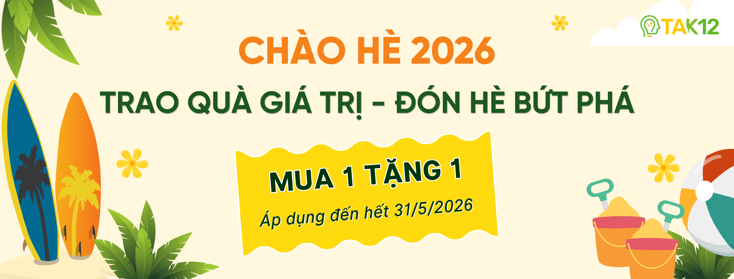 banner chào hè 2026